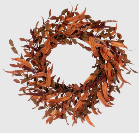 Autumn Berry and Foliage Wreath