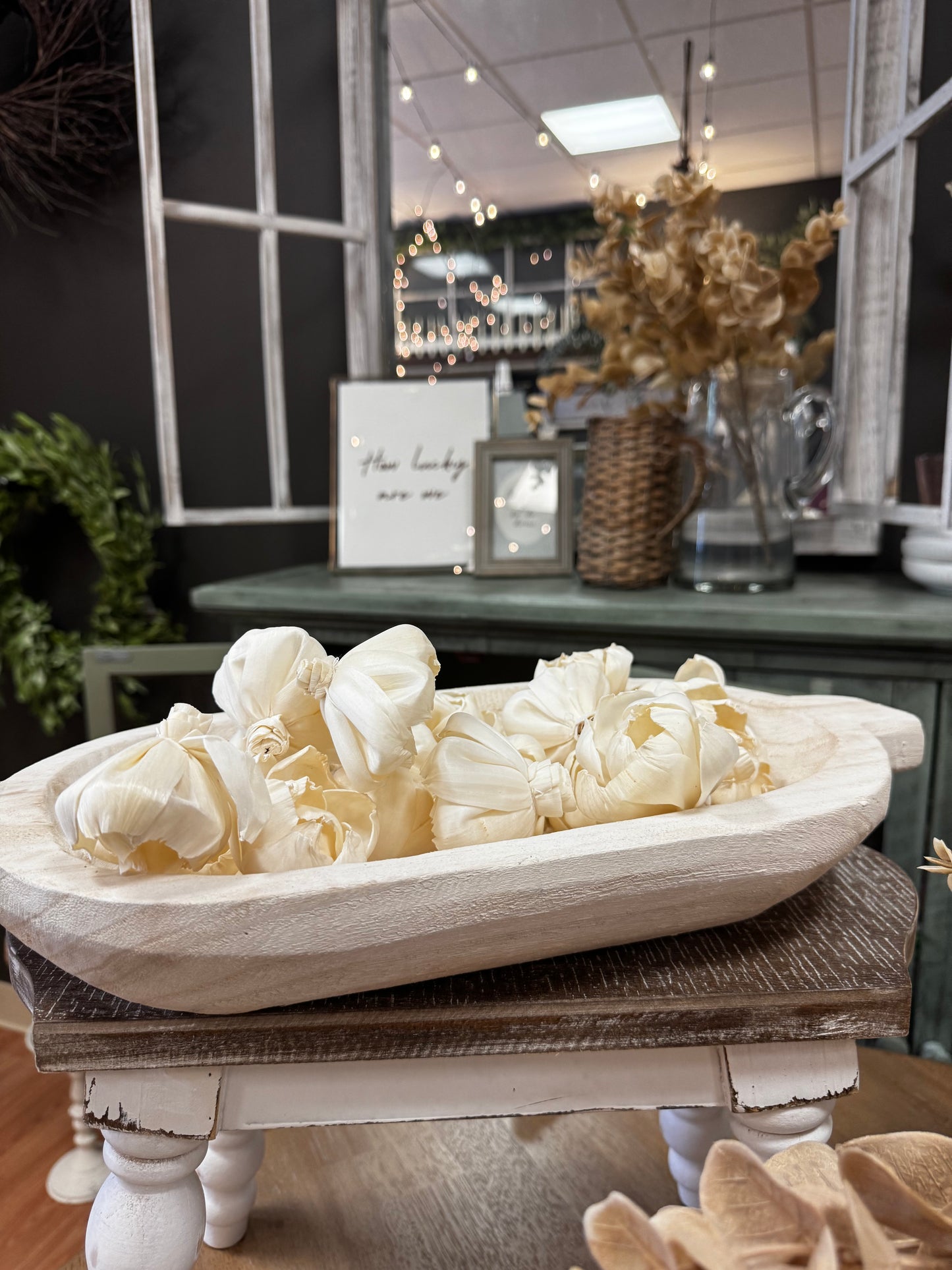 Wood Dough Bowl