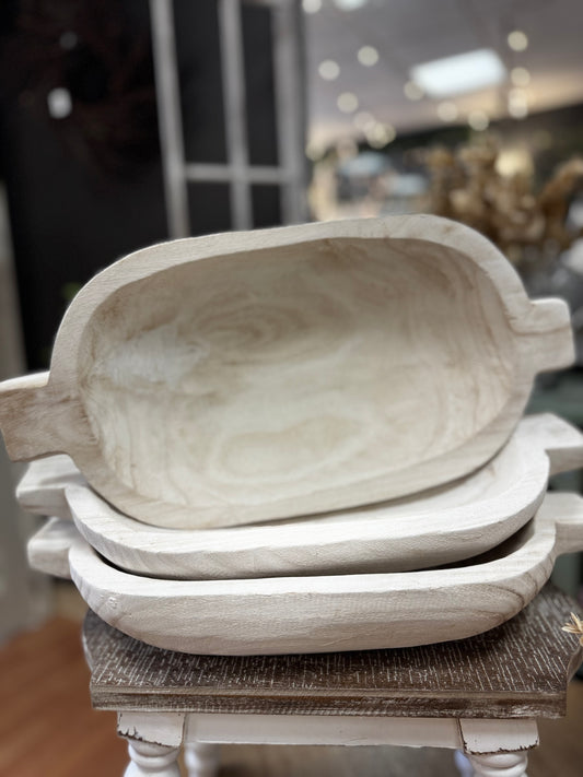 Wood Dough Bowl