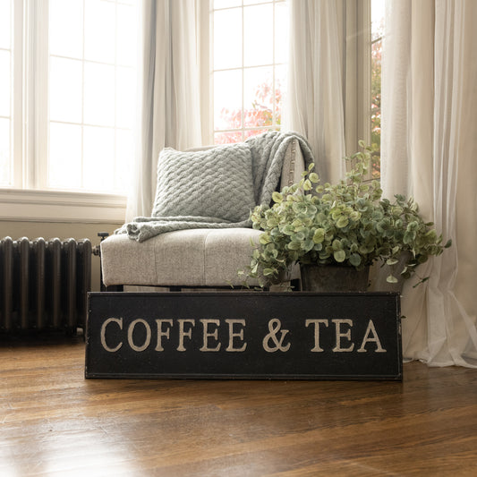 Coffee & Tea Wall Sign