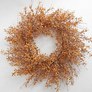 Fall Boxwood Wreath