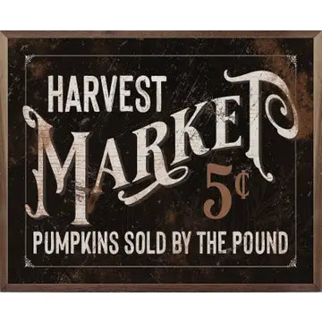 Harvest Market Sign
