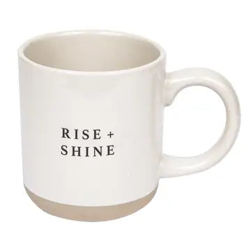 Stoneware Sayings Mug - Rise And Shine